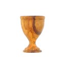 Olive wood I egg cup I ca. 7 cm high I Ø 5 cm