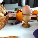 Olive wood I egg cup I ca. 7 cm high I Ø 5 cm