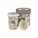Tasse mit Sieb "Maya", ca. 320 ml