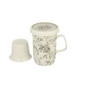 Tasse mit Sieb "Maya", ca. 320 ml