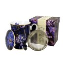 Tasse avec passoire Violet Tulips, 325 ml