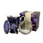 Tasse mit Sieb Violet Tulips, 325 ml