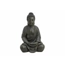 Buddha siddende, brun, ca. 50 cm