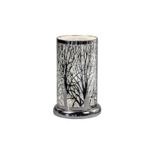 Lamp round with touch, tree, about 24 cm