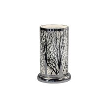 Lampe rund mit Touch, Baum, ca. 24 cm