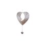 Hanger hart, Prado-zilver, ca. 32 cm