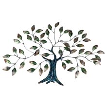 Wanddecoratie boom met bladeren, ca. 64 cm