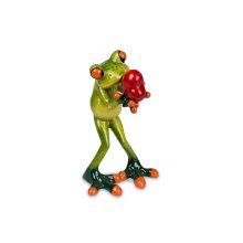 Frosch mit Herz, ca. 14 cm