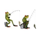 Frog figure "Angler" I about 18cm