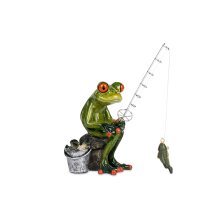 Frog angler sitting