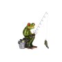 Frog angler sitting