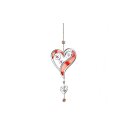 Suspension cœur Tiffany, environ 45 cm