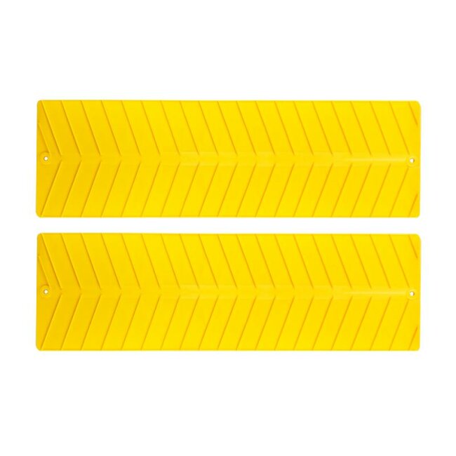 Grip mat | starting aid | anti-slip mat set 2 pieces Yellow 740 x 225 mm for motorhome | car | off-road vehicle