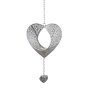 Hanger heart, Prado silver, about 22 cm
