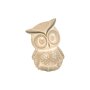 Porcelain lamp owl, about 20 cm