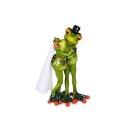 Grenouille couple de mariés env. 18 cm