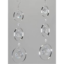 Lot de 2 suspensions avec boules en acrylique, environ 30 cm