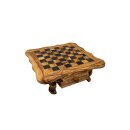 Schachbrett Schachspiel aus Olivenholz Glatt ca. 28 cm