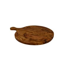 Olive wood pizza board with handle approx. 30 cm