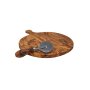 Olive wood pizza board with handle approx. 30 cm