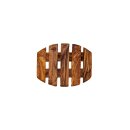 Soap dish in lattice shape made of olive wood, approx. 11...