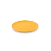 Gelber Frühstücksteller