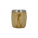 Tasse en acier inoxydable Tête de mort complète