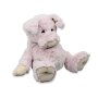 Soft toy pig sitting, about 20 cm