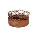 Decoratieve ringrank met voet, ca. 25 x 13 cm