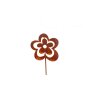 Blume zum Drehen, ca. 12 x 12 cm, Stab ca. 40 cm