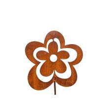 Flower to turn, approx. 20 x 20 cm, rod approx. 60 cm