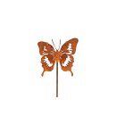 Schmetterlingsstecker, ca. 12 x 12 cm, Stab ca. 40 cm