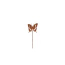 Butterfly pin, approx. 12 x 12 cm, rod approx. 40 cm