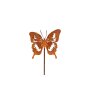 Butterfly pin, approx. 12 x 12 cm, rod approx. 40 cm