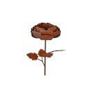 Rose für Teelichter, Gartenstecker, ca. 85 cm
