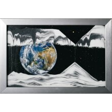 Sandbild - Movie Earth, medium, ca. 42 x 29 x 2,4 cm