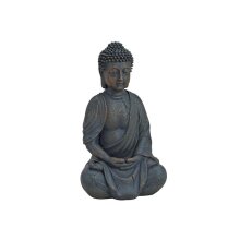 Buddha sitting, brown, about 25 cm