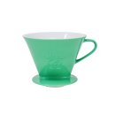 Koffiefilter, maat 4, pastelgroen