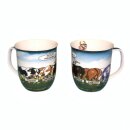 Hösti Becher 5 Kühe, Porzellan