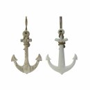 Large anchor with rope for hanging, 60 cm