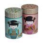 Teedose | little Geisha | 150 g | 2er Set | petrol | rose