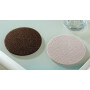 Felt coaster, beige, approx. Ø 10 cm