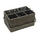 Cutlery basket "Outdoor", brown, plastic mesh...