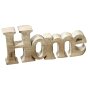 Lettre "Home" en bois, environ 25 cm