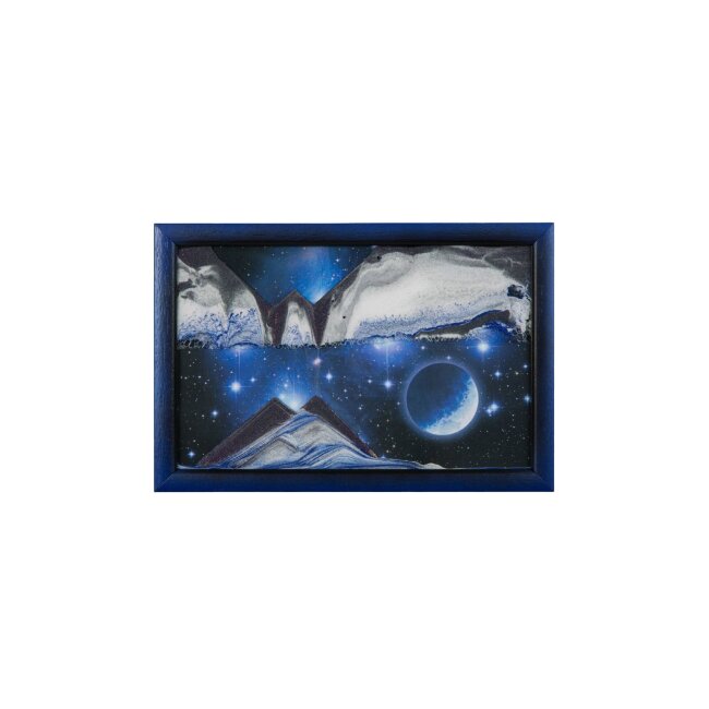 Sandbild - Blue Planet, medium, ca. 42 x 29 x 2,4 cm