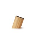 Messerblock, flexibler Einsatz, Eichenholz, ca. 28,5 x 8 x 20 cm