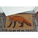 Coconut doormat fox, approx. 75 x 45 cm