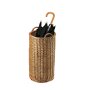 Umbrella stand solid willow natural lacquered with plastic insert