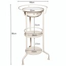 Waskom met standaard, ca. 85 x 44 x 38 cm