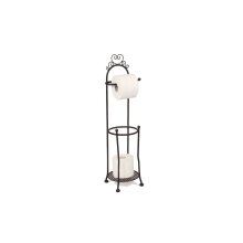 Toiletrulleholder, antikbrun, ca. 70 x 22 x 18 cm